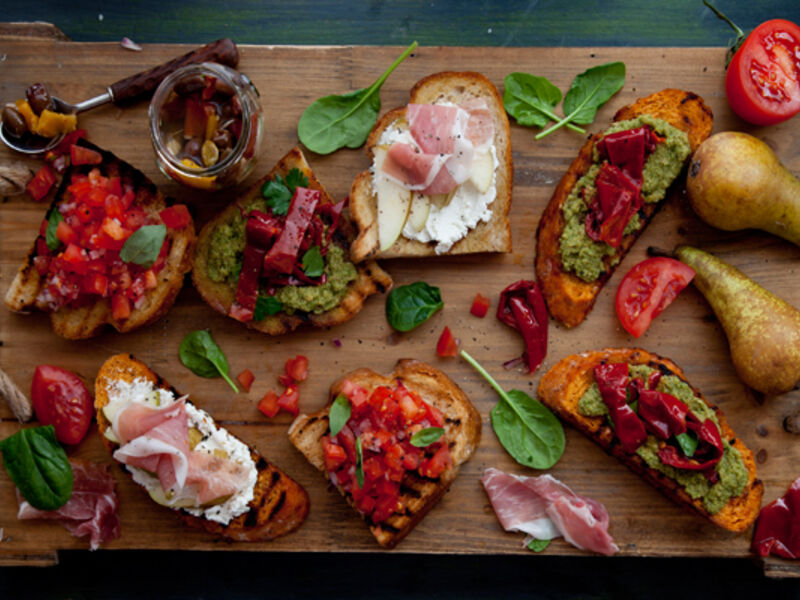 Trio of bruschetta recipe