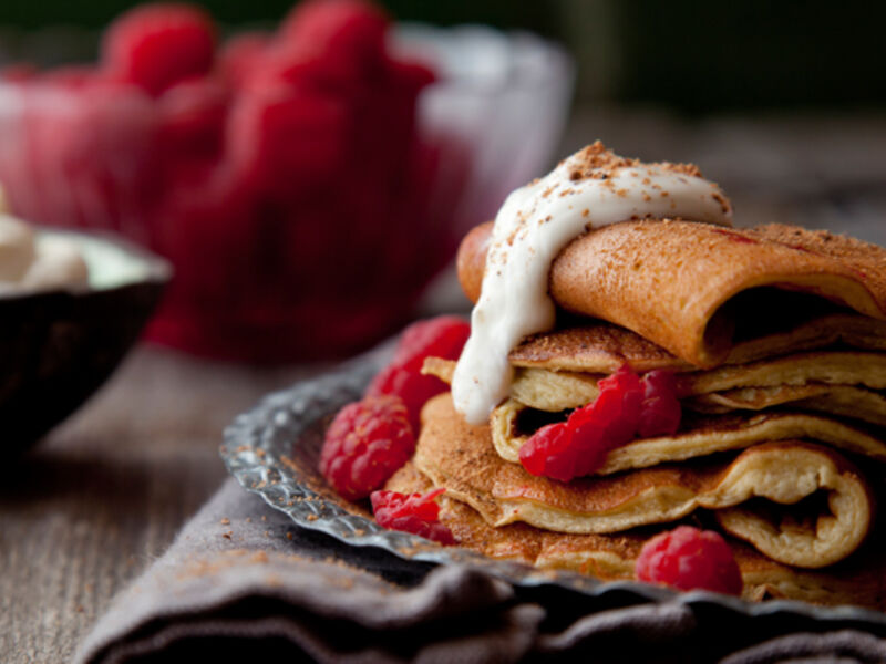 Two ingredient pancakes