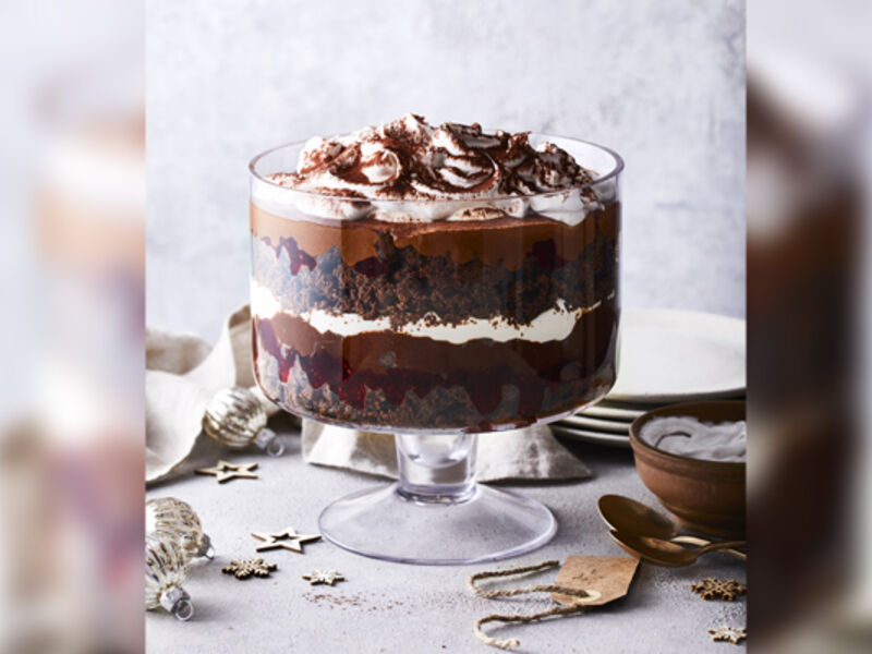 Chocolate brownie trifle recipe