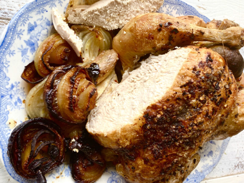 Chicken onions recipe