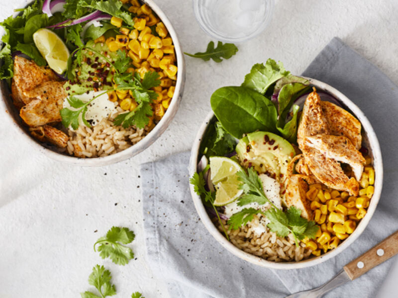 Chicken power salad recipe