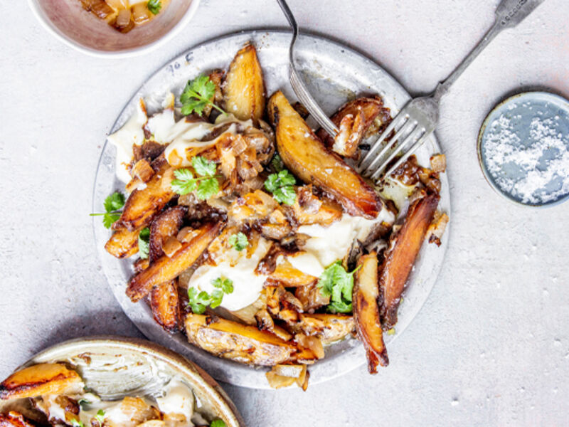 Loaded fries recipe