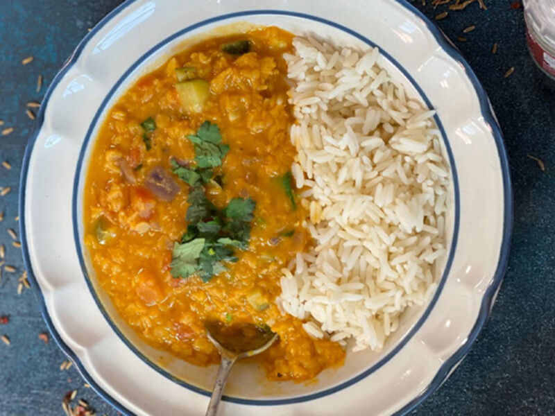 Red lentil dahl recipe