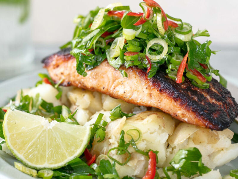 Spicy salmon recipe