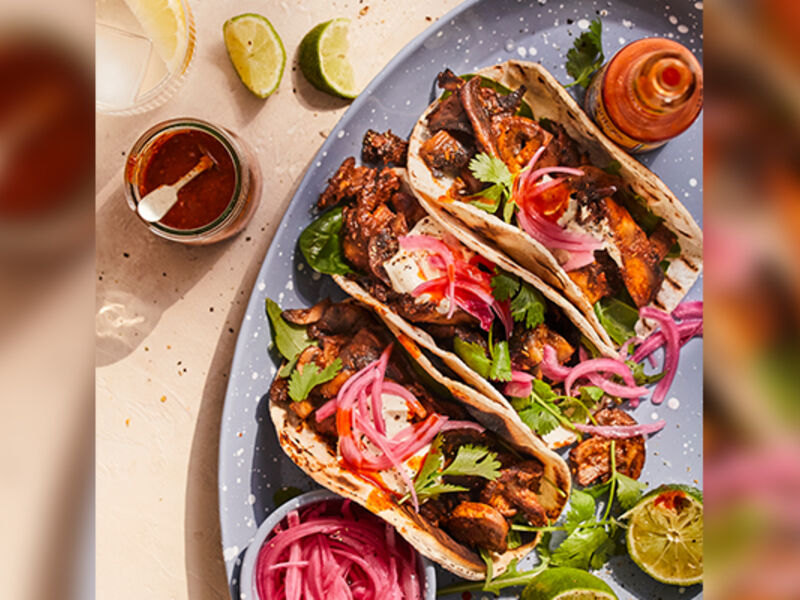 Mushroom tortillas recipe