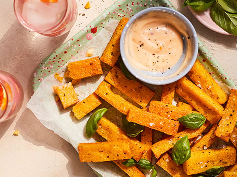 Polenta chips recipe