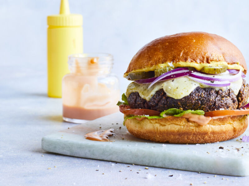 Vegan burger recipe