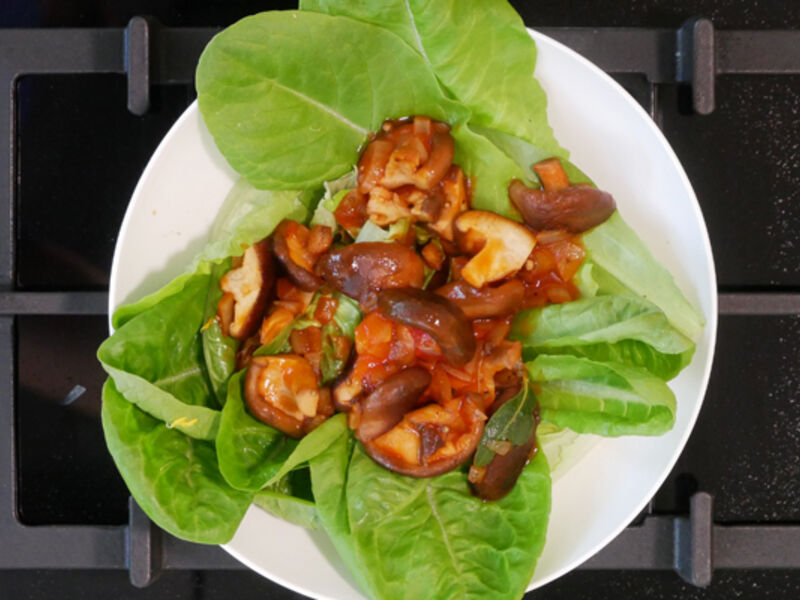 Shitake mushroom salad recipe
