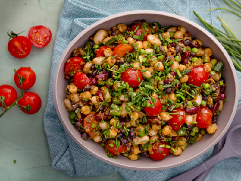Mixed bean salad recipe