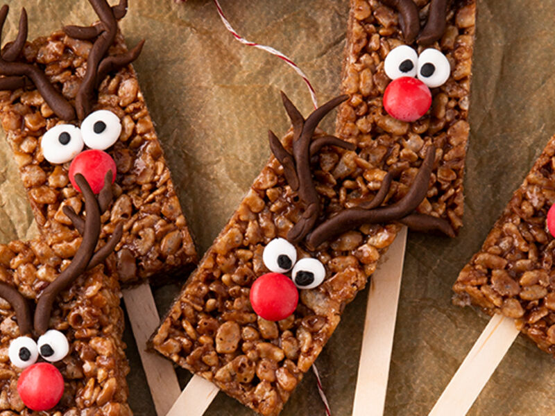 Reindeer Rice Krunchie bars