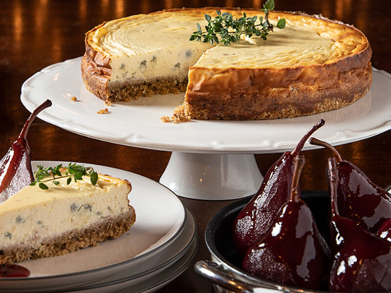 Savoury cheesecake