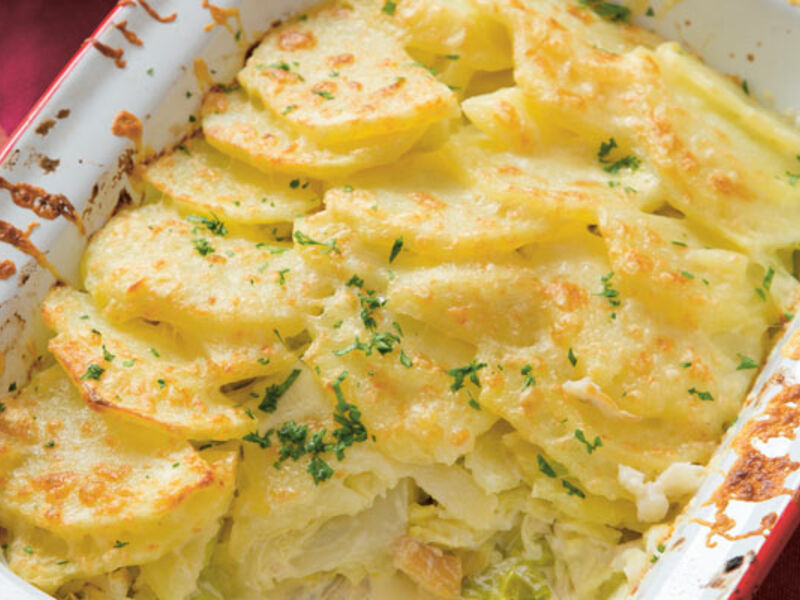 Haddock gratin