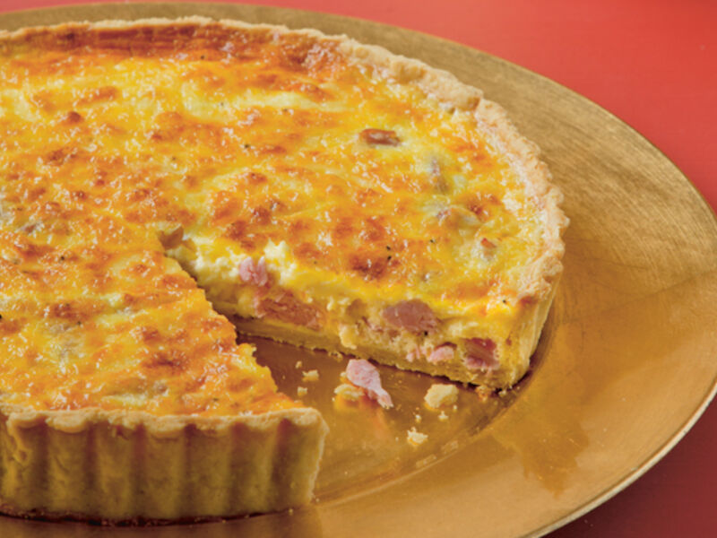 Ham cheese quiche