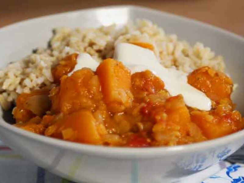 Butternut squash curry recipe