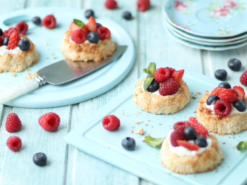 SuperValu Easter Recipes Sharon Hearne-Smith Coconut Lime Macaroon Berry Nest
