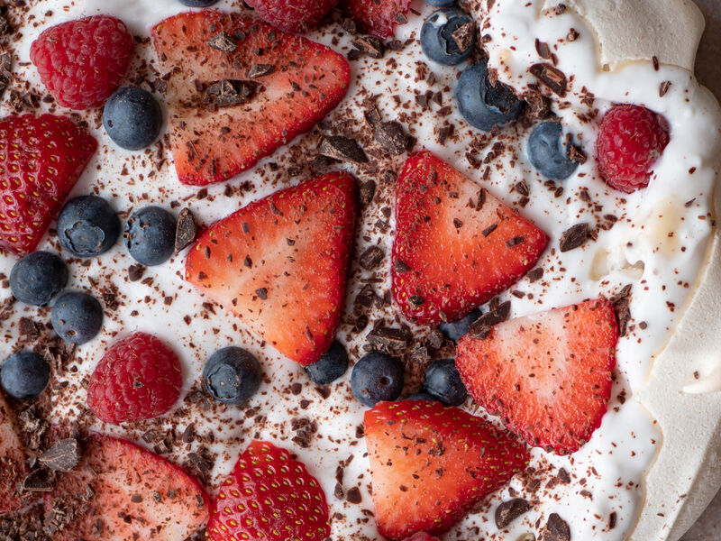 SuperValu Easter Recipes Vegan Pavlova