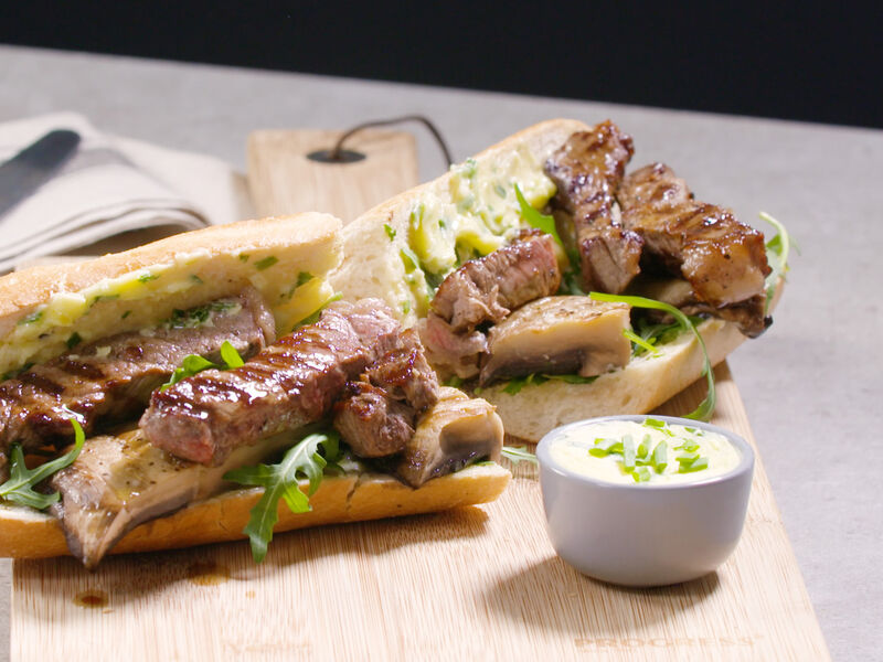 SuperValu Recipe Steak Sandwich