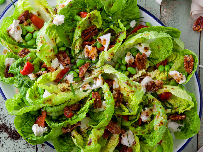 SuperValu Baby Gem Lettuce Cups with Broad Beans