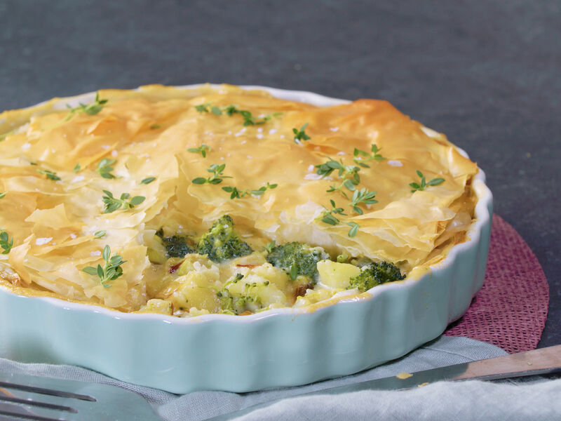 SuperValu Recipes The Happy Pear Broccoli Potato Filo Pie