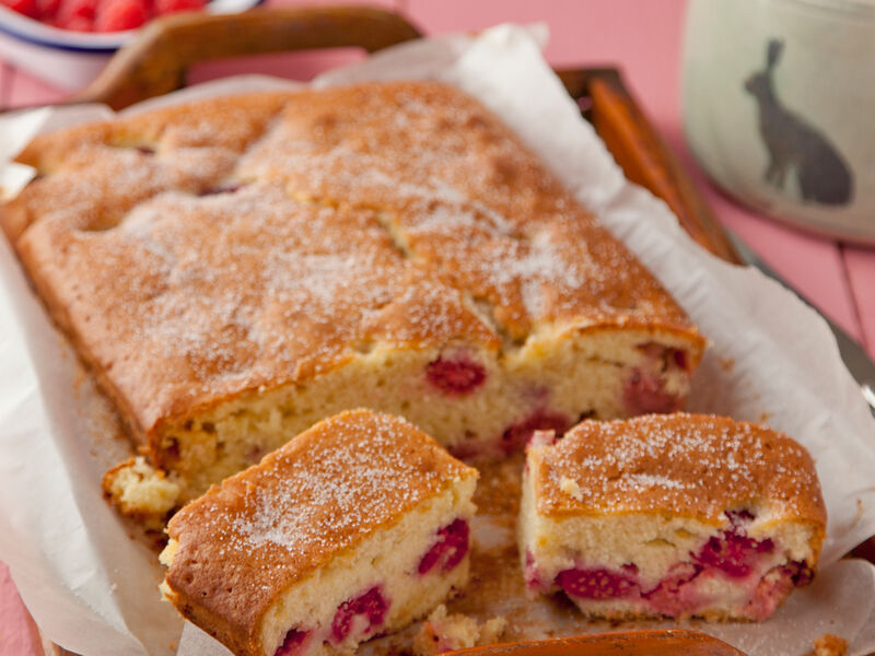 SuperValu White Chocolate and Raspberry Traybake