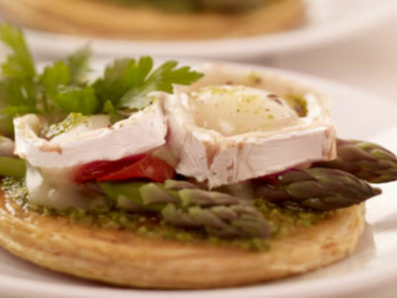 Crispy Asparagus & Sun Dried Tomato Tart