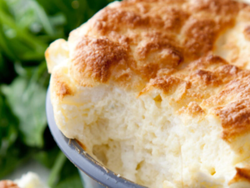 Blue Cheese Soufflé