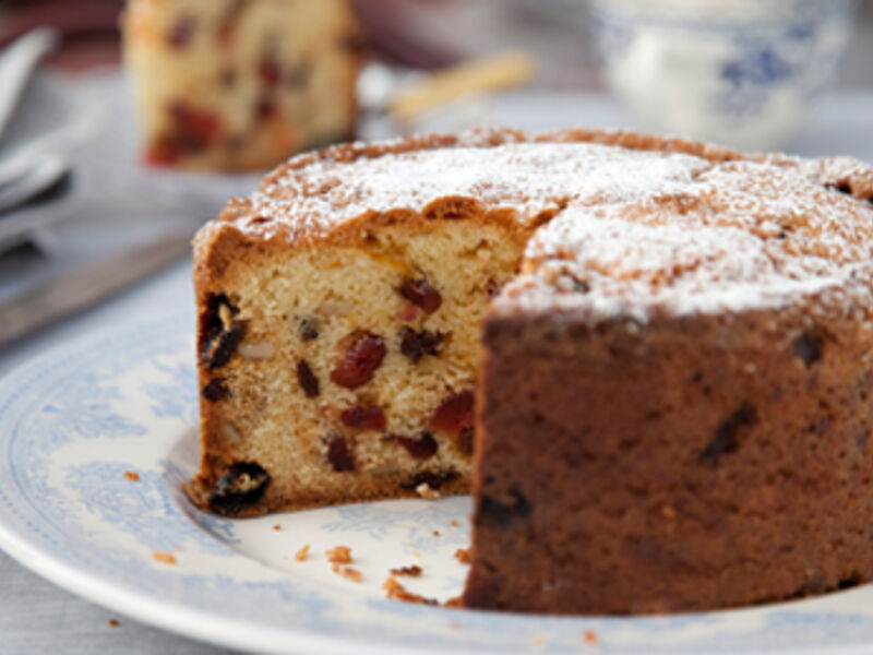 Candied Fruit Mandeira Cake
