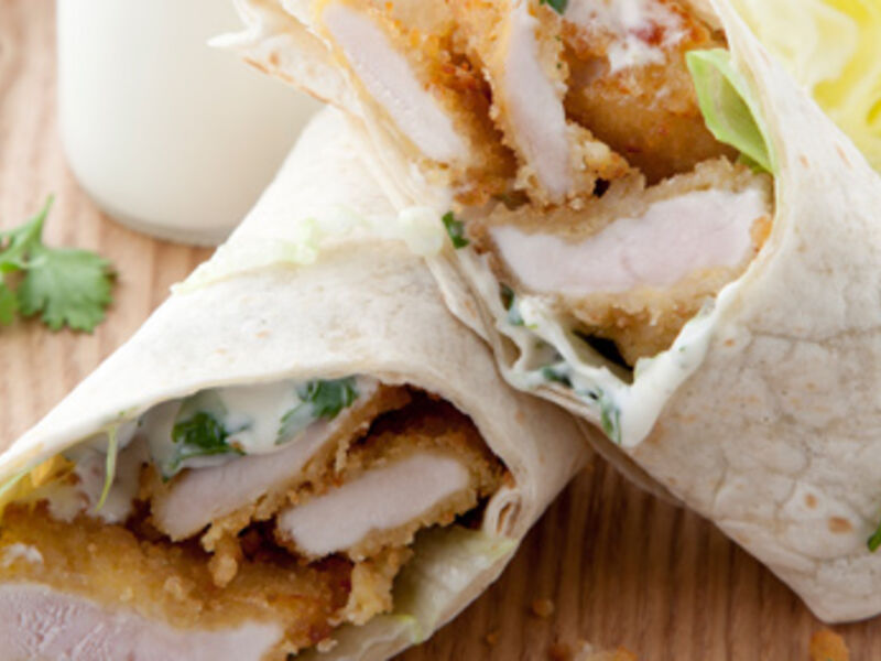 Chicken Goujon Wraps