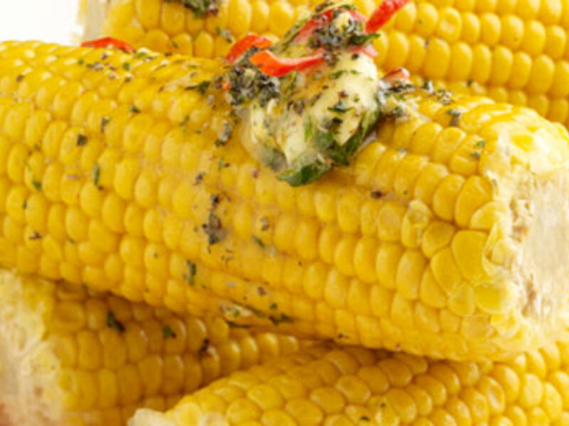 Corn on the Cob with Chilli Butter