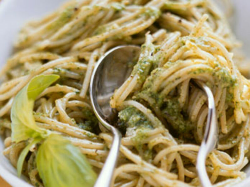 Creamy Green Pesto Pasta