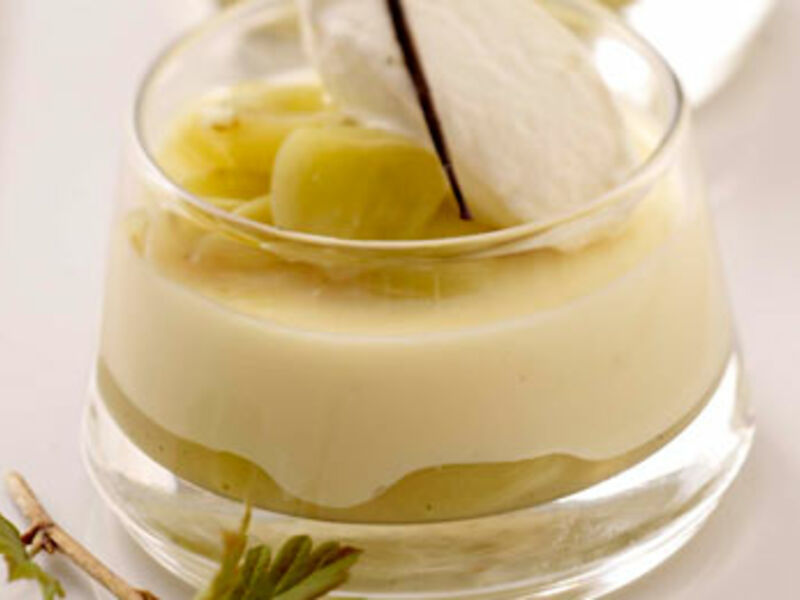 Gooseberry & Vanilla Pannacotta
