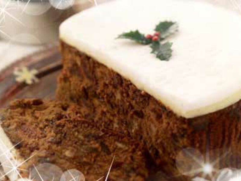 Last Minute Christmas Cake