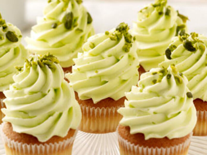 Pistachio Cup Cakes