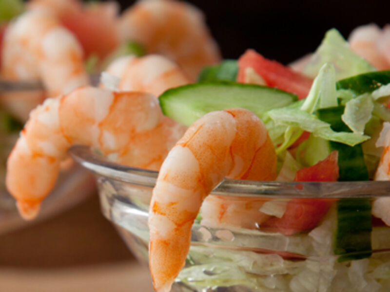 Sweet Gem Prawn and Mango Cups