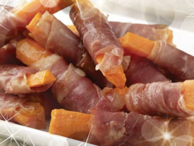 Prosciutto Wrapped Carrots