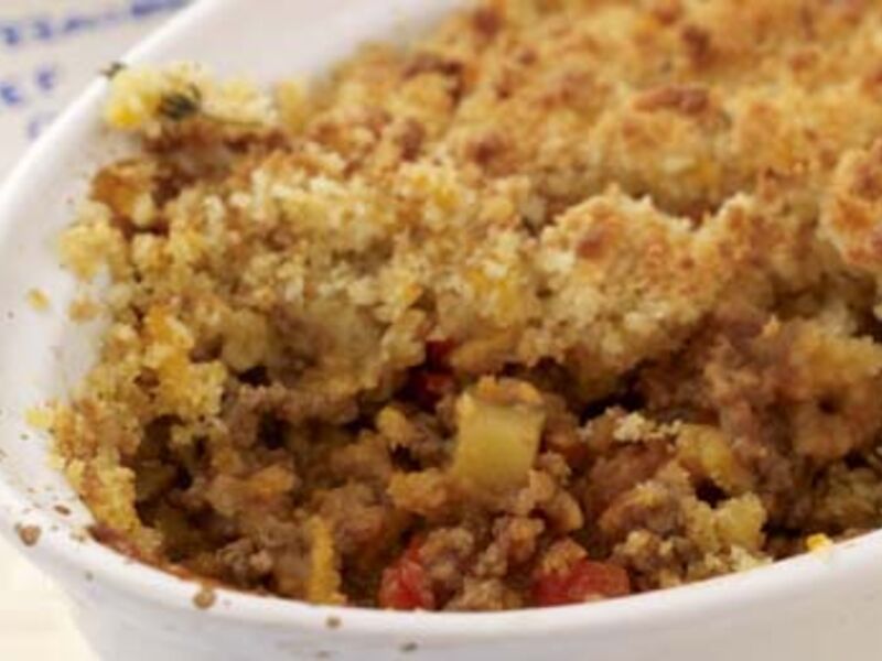 Mediterranean Beef Gratin