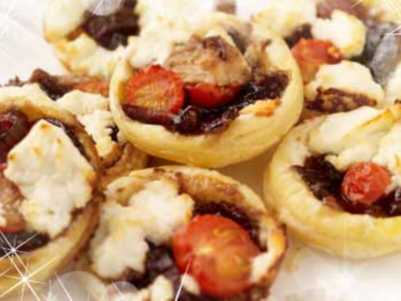 Red Onion & Goats Cheese Tartlets