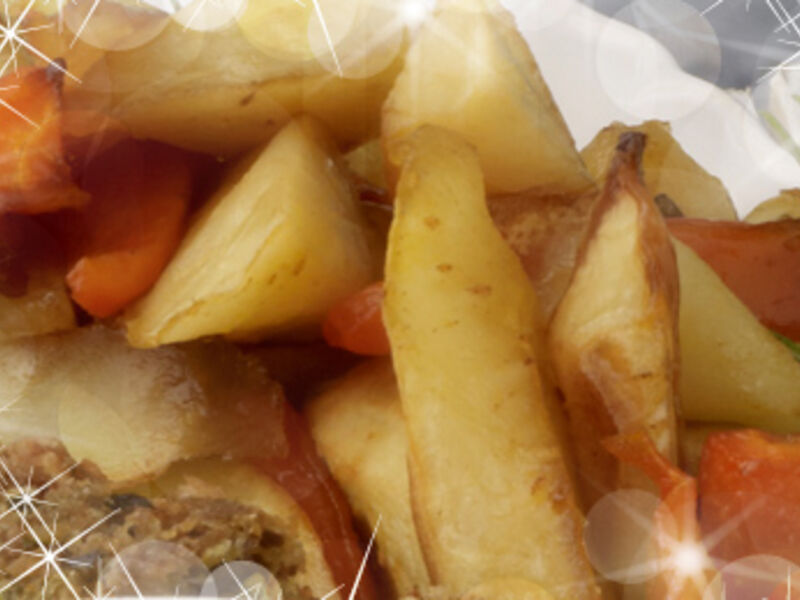 Roasted Carrots & Parsnips with Maple Glaze