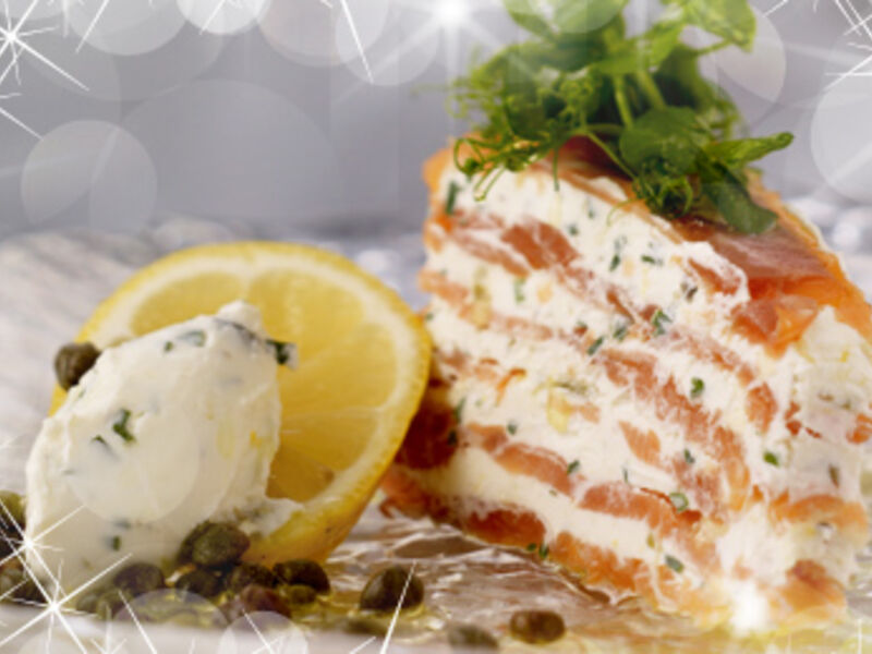 Smoked Salmon Terrine with Citrus Cream Cheese