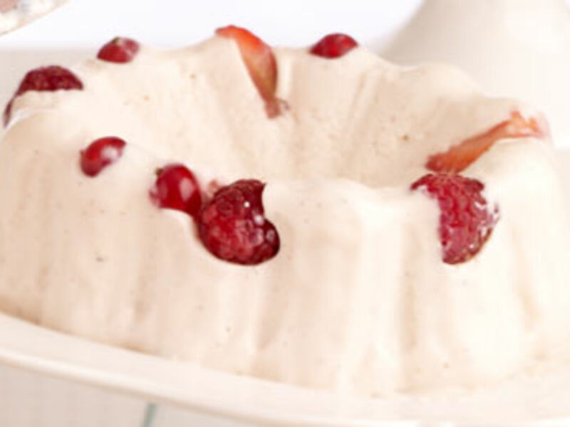 Strawberries Blancmange