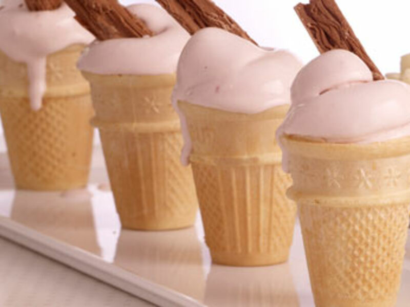 Strawberry Yoghurt Ice-cream
