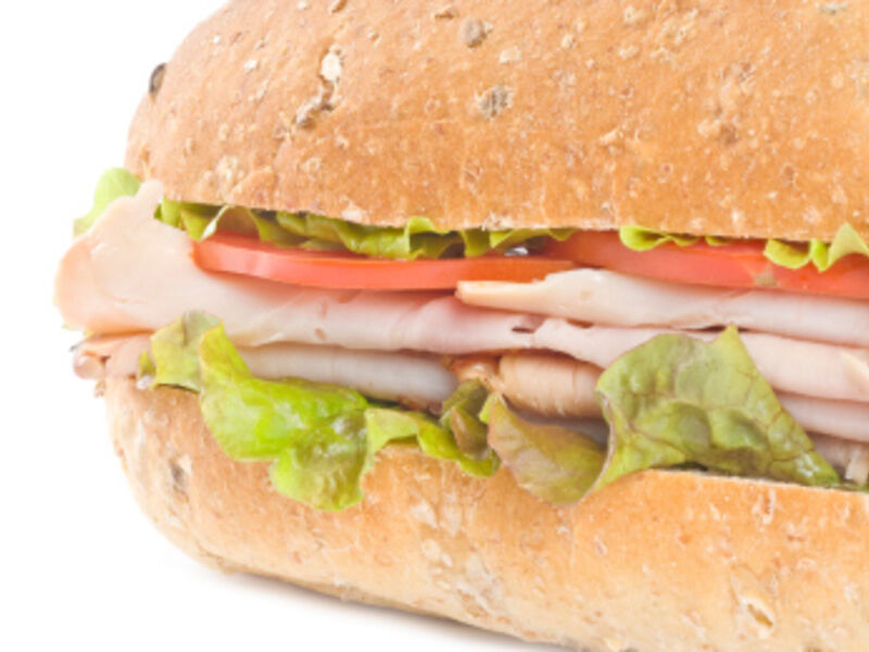 Turkey and Salad Sub